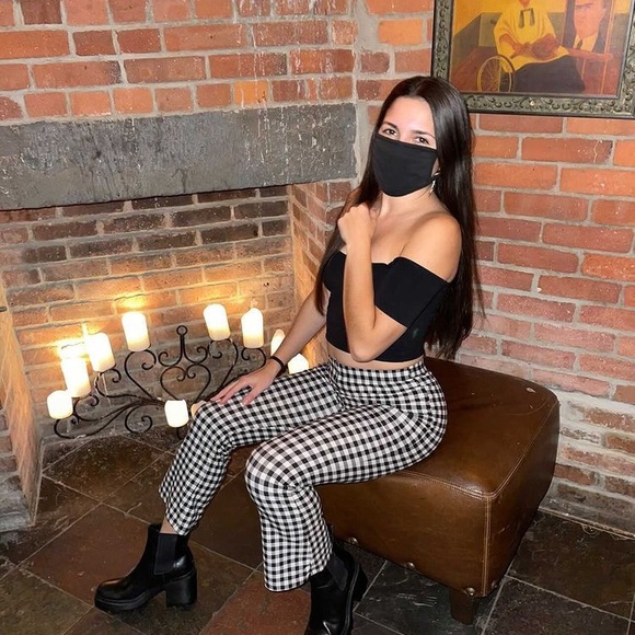 Black and White checkered pants - Picture 3 of 3